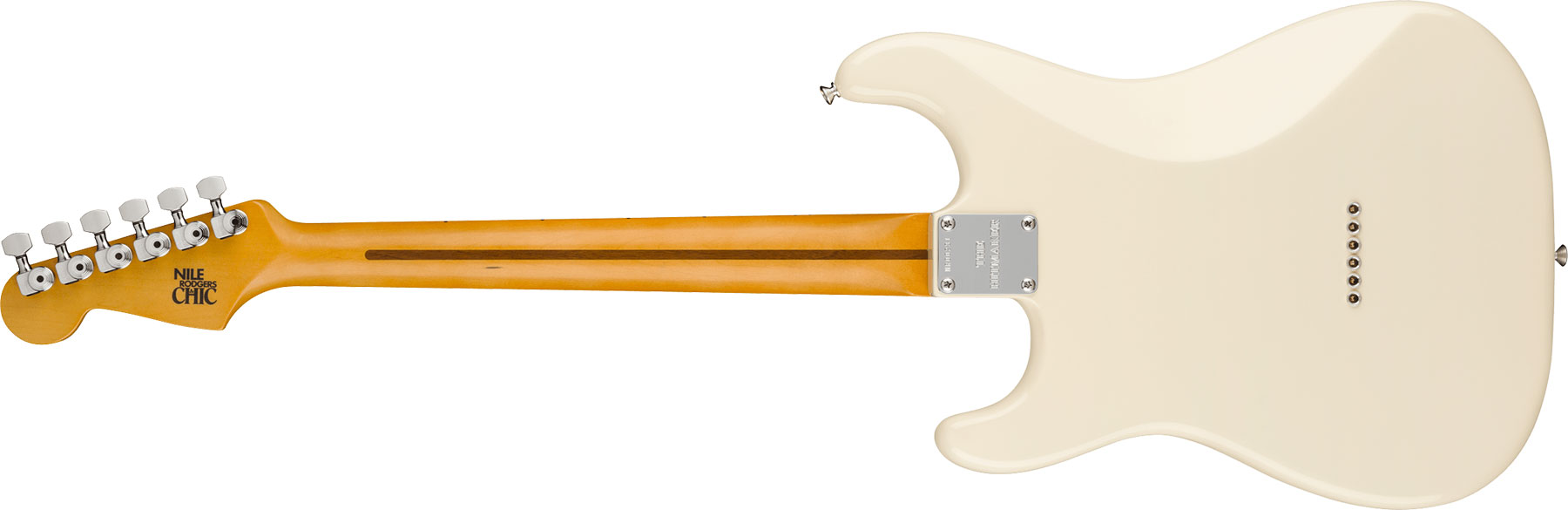 Fender Nile Rodgers Strat Hitmaker Usa Signature 3s Ht Mn - Olympic White - E-Gitarre in Str-Form - Variation 1