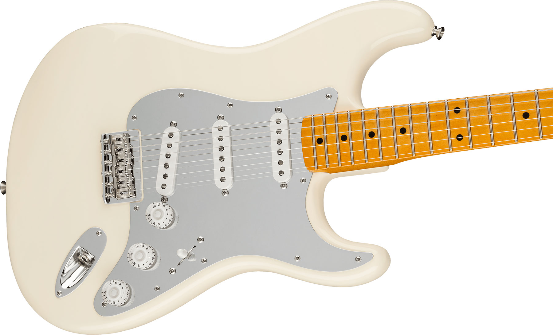 Fender Nile Rodgers Strat Hitmaker Usa Signature 3s Ht Mn - Olympic White - E-Gitarre in Str-Form - Variation 2