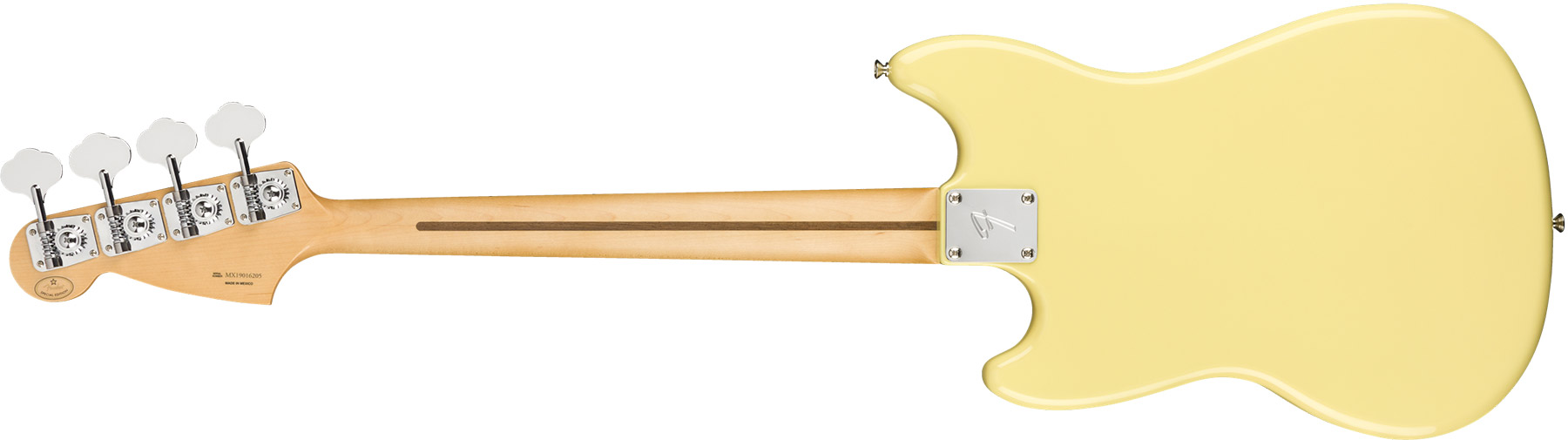 Fender Player Mustang Bass Pj Ltd Mex Mn - Canary - Solidbody E-bass - Variation 1