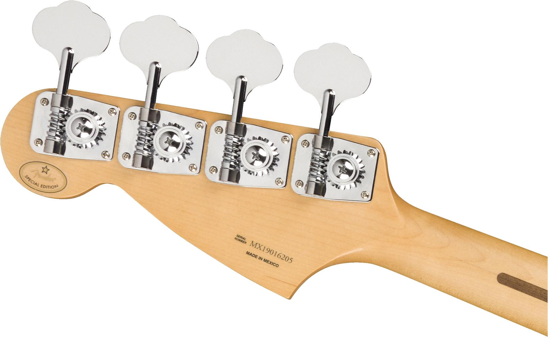 Fender Player Mustang Bass Pj Ltd Mex Mn - Canary - Solidbody E-bass - Variation 3