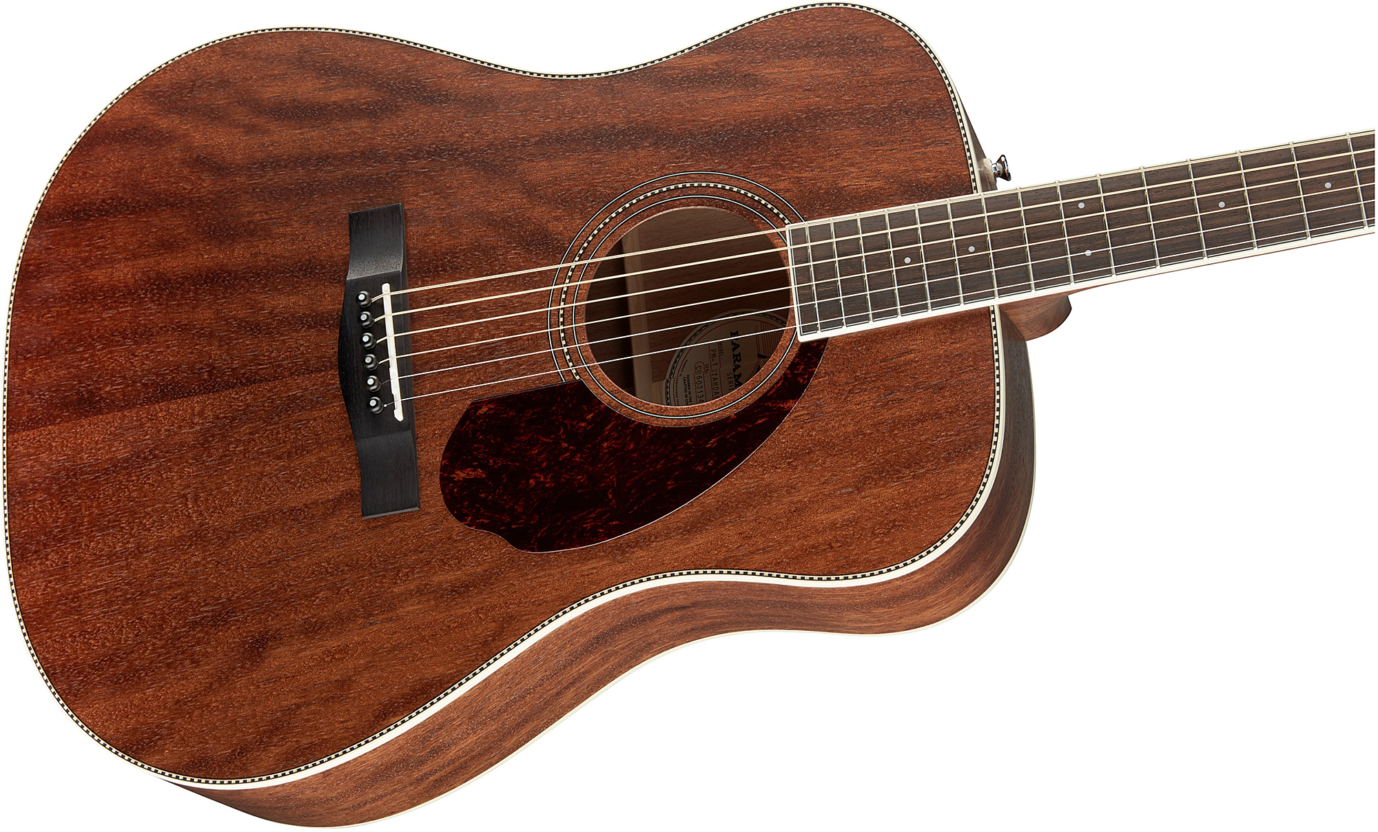 Fender Pm-1 Standard All Mahogany Case Paramount Dreadnought Tout Acajou 2016 - Natural Open Pore - Elektroakustische Gitarre - Variation 3