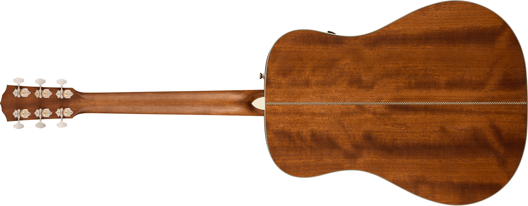 Fender Pm-1e All-mahogany Ne Paramount Dreadnought Tout Acajou Ova +etui - Aged Cognac Burst - Folk-Gitarre - Variation 1
