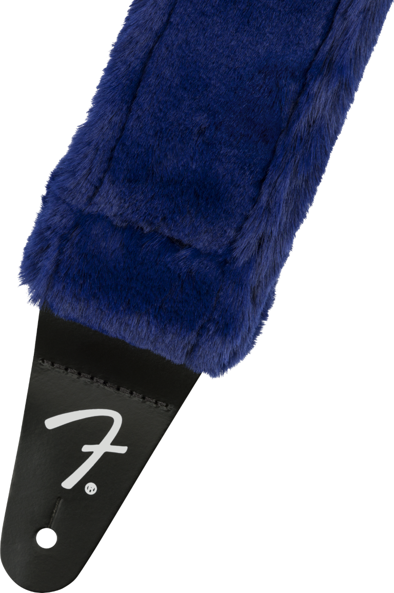 Fender Poodle Plush Strap Blue - Gitarrengurt - Variation 1