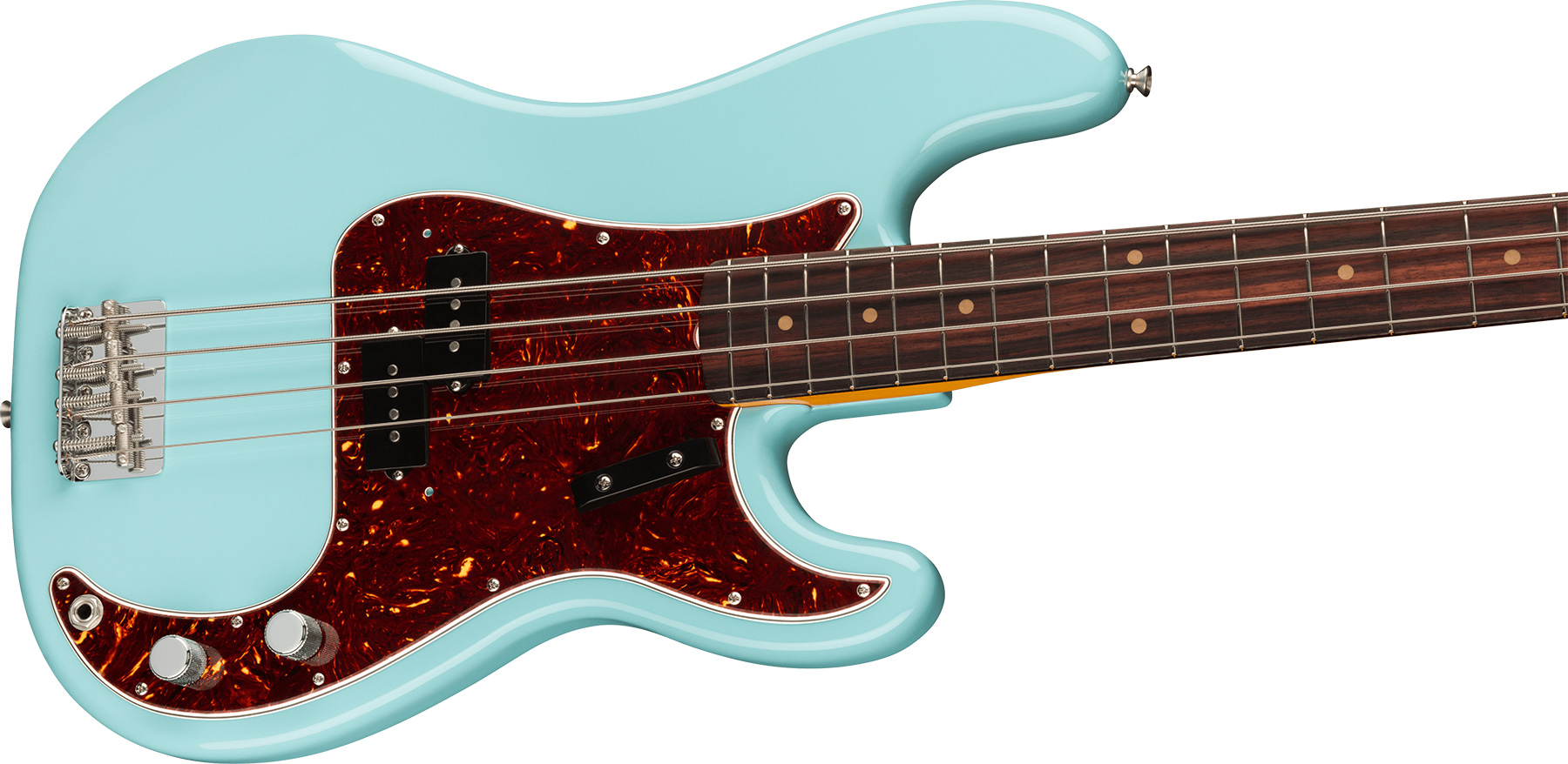 Fender Precision Bass 1960 American Vintage Ii Usa Rw - Daphne Blue - Solidbody E-bass - Variation 2