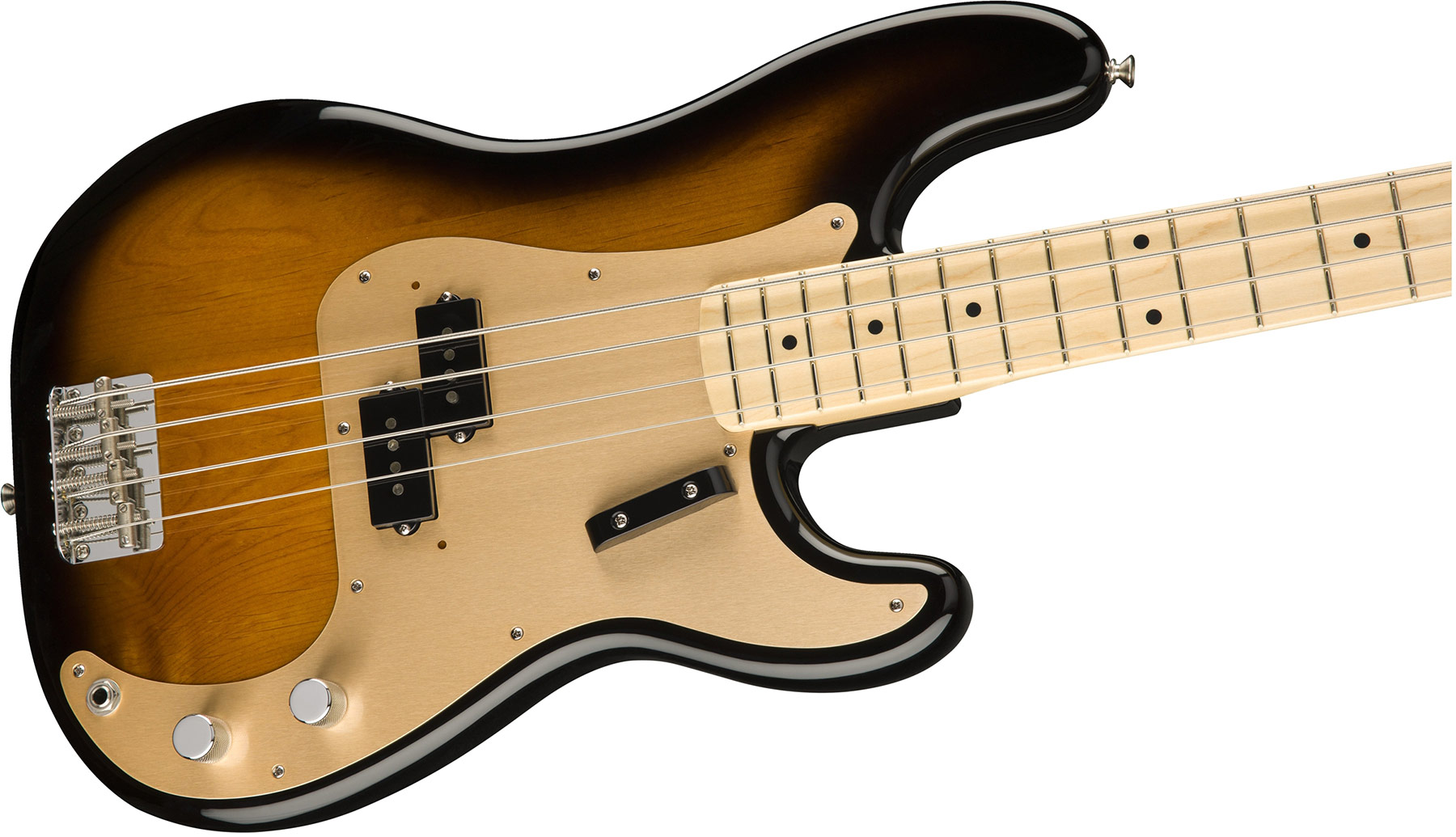 Fender Precision Bass '50s American Original Usa Mn - 2-color Sunburst - Solidbody E-bass - Variation 1
