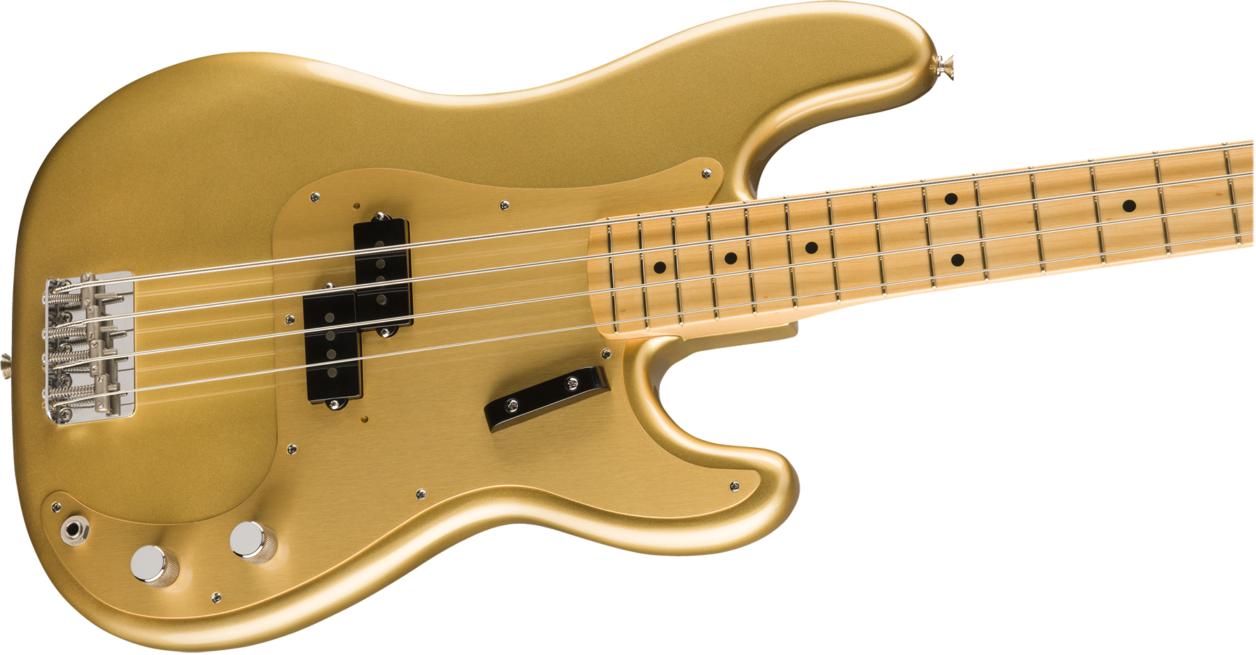 Fender Precision Bass '50s American Original Usa Mn - Aztec Gold - Solidbody E-bass - Variation 1