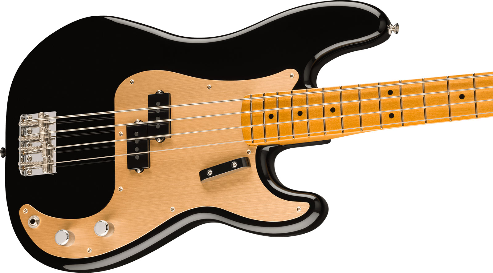 Fender Precision Bass 50s Vintera Ii Mex Mn - Black - Solidbody E-bass - Variation 2
