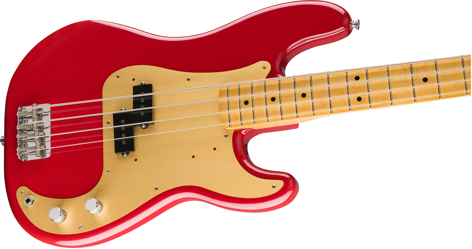 Fender Precision Bass 50s Vintera Vintage Mex Mn - Dakota Red - Solidbody E-bass - Variation 2