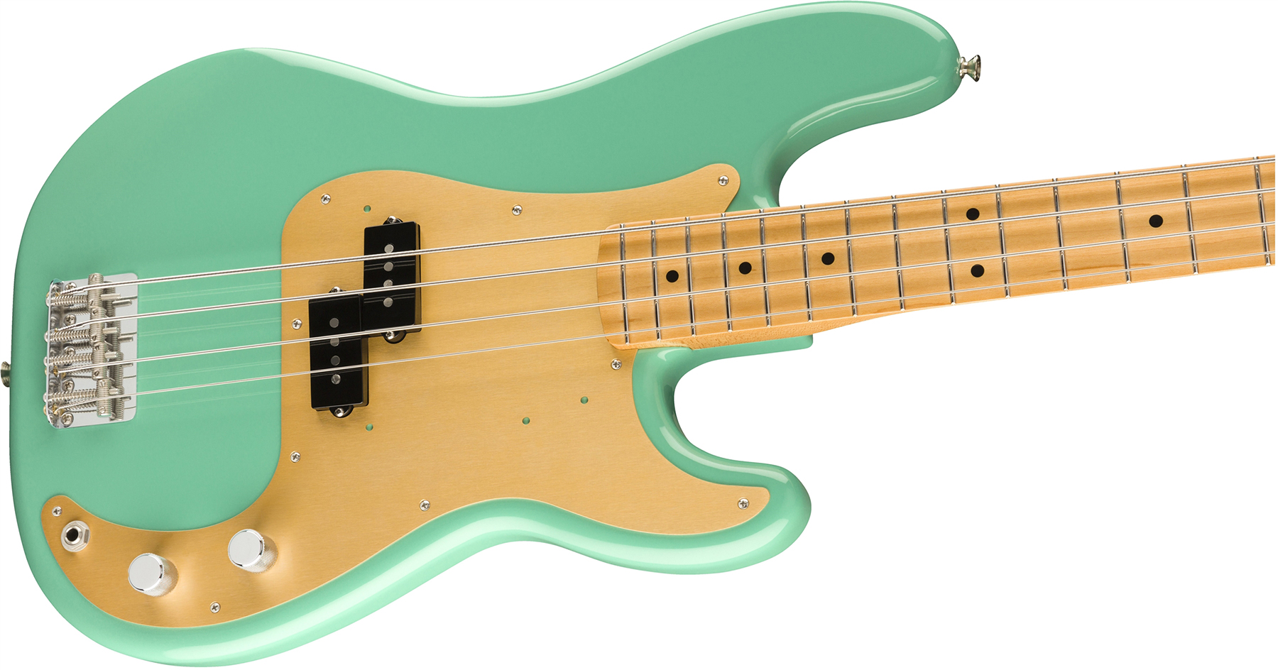 Fender Precision Bass 50s Vintera Vintage Mex Mn - Seafoam Green - Solidbody E-bass - Variation 2