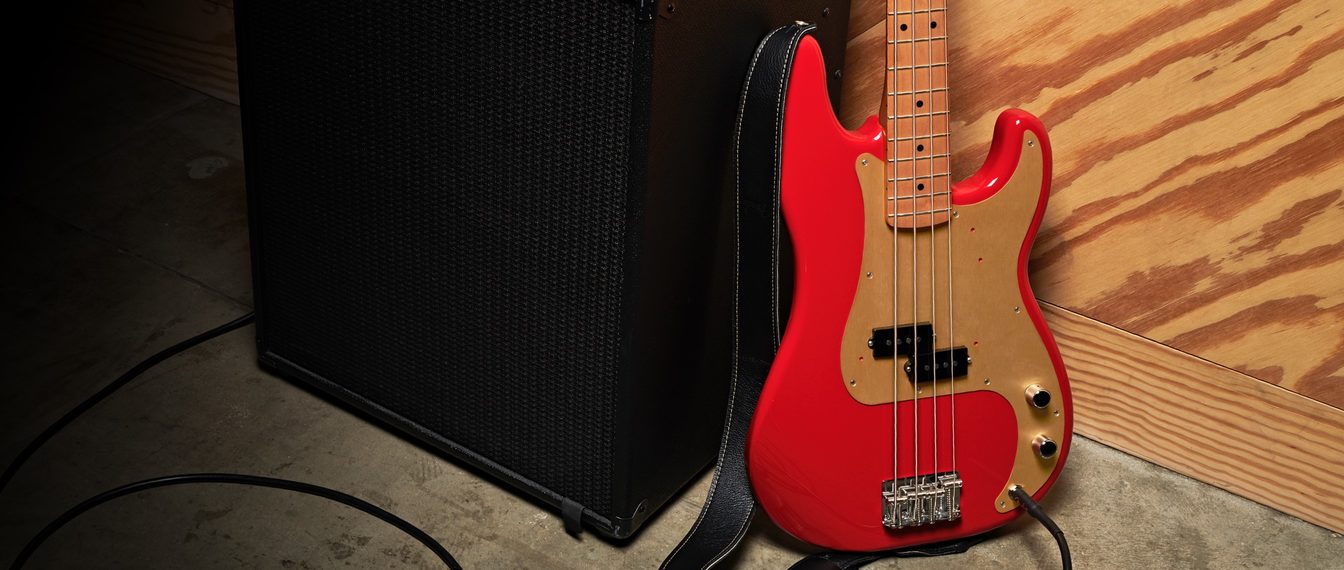 Fender Precision Bass 50s Vintera Vintage Mex Mn - Dakota Red - Solidbody E-bass - Variation 4