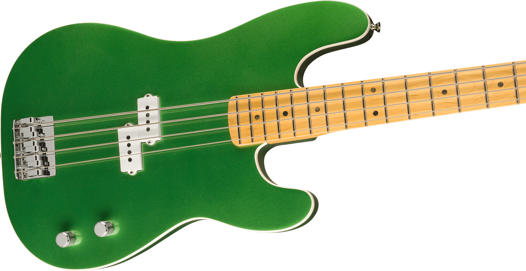 Fender Precision Bass Aerodyne Special Jap Mn - Speed Green Metallic - Solidbody E-bass - Variation 2