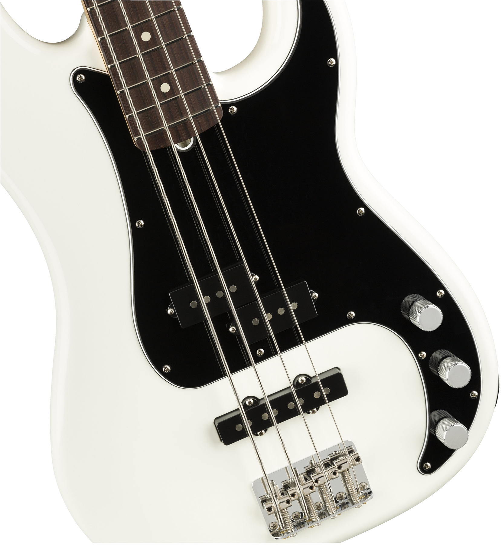 Fender Precision Bass American Performer Usa Rw - Arctic White - Solidbody E-bass - Variation 2