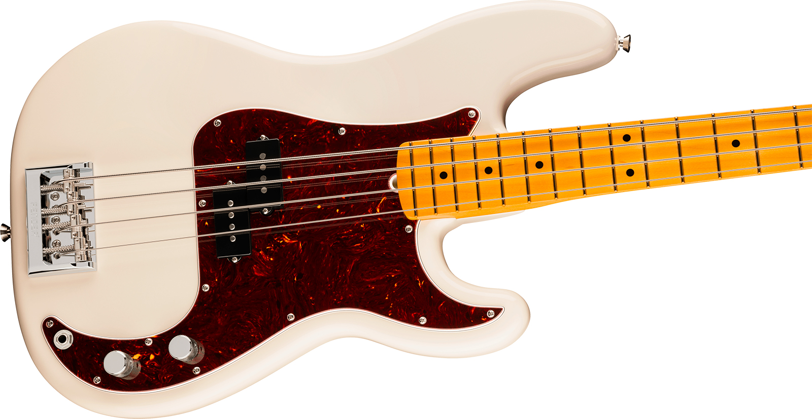 Fender Precision Bass American Pro. Usa Mn - Olympic White - Solidbody E-bass - Variation 2
