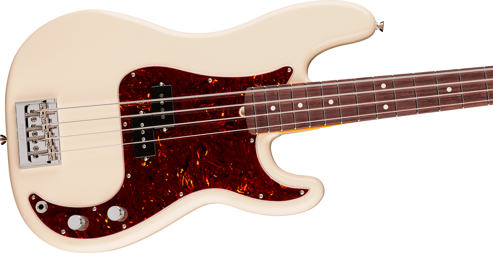 Fender Precision Bass American Pro. Usa Rw - Olympic White - Solidbody E-bass - Variation 2