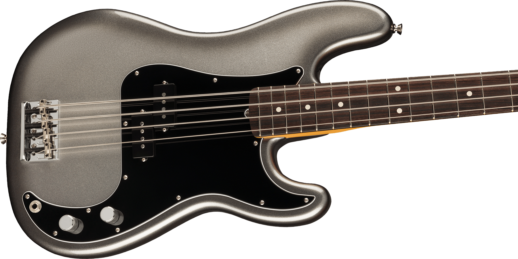 Fender Precision Bass American Professional Ii Usa Rw - Mercury - Solidbody E-bass - Variation 2