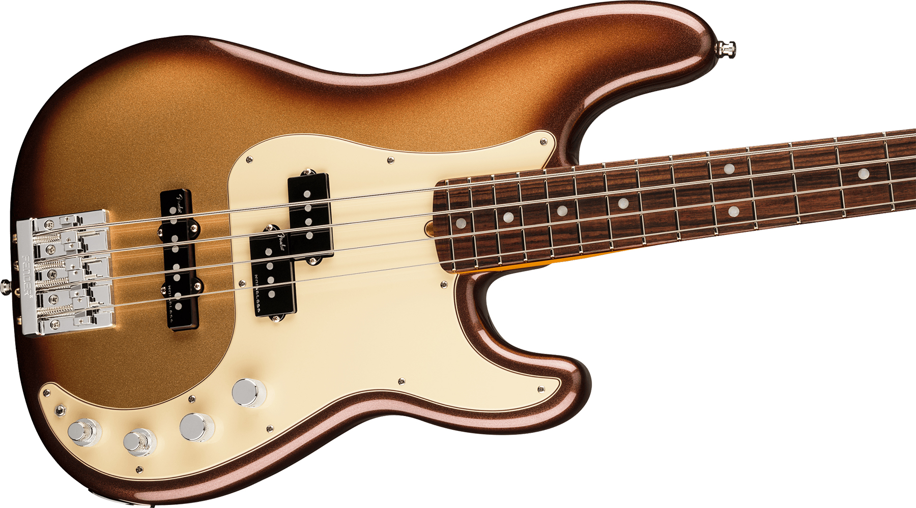 Fender Precision Bass American Ultra 2019 Usa Rw - Mocha Burst - Solidbody E-bass - Variation 2