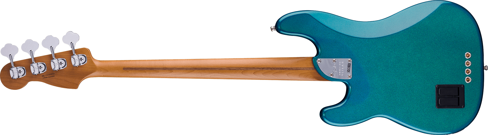 Fender Precision Bass American Ultra Ii Ltd Usa Active Mn - Aurora Metallic - Solidbody E-bass - Variation 1