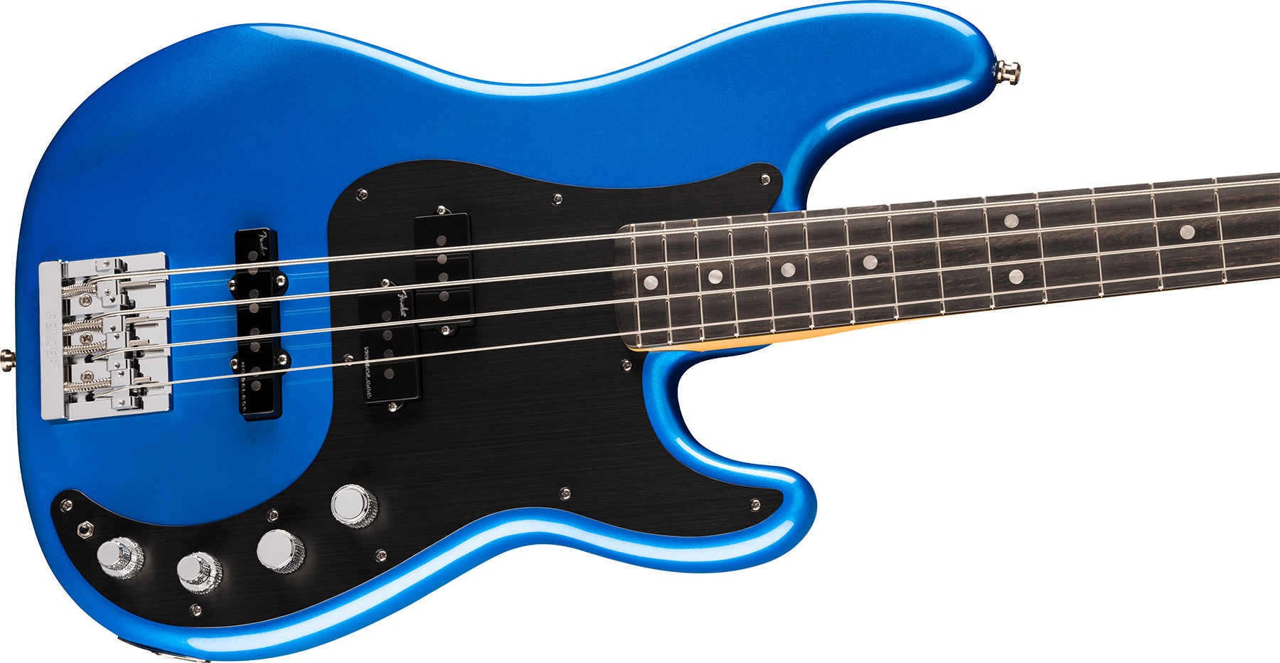 Fender Precision Bass American Ultra Ii Usa Active Eb - Noble Blue - Solidbody E-bass - Variation 2