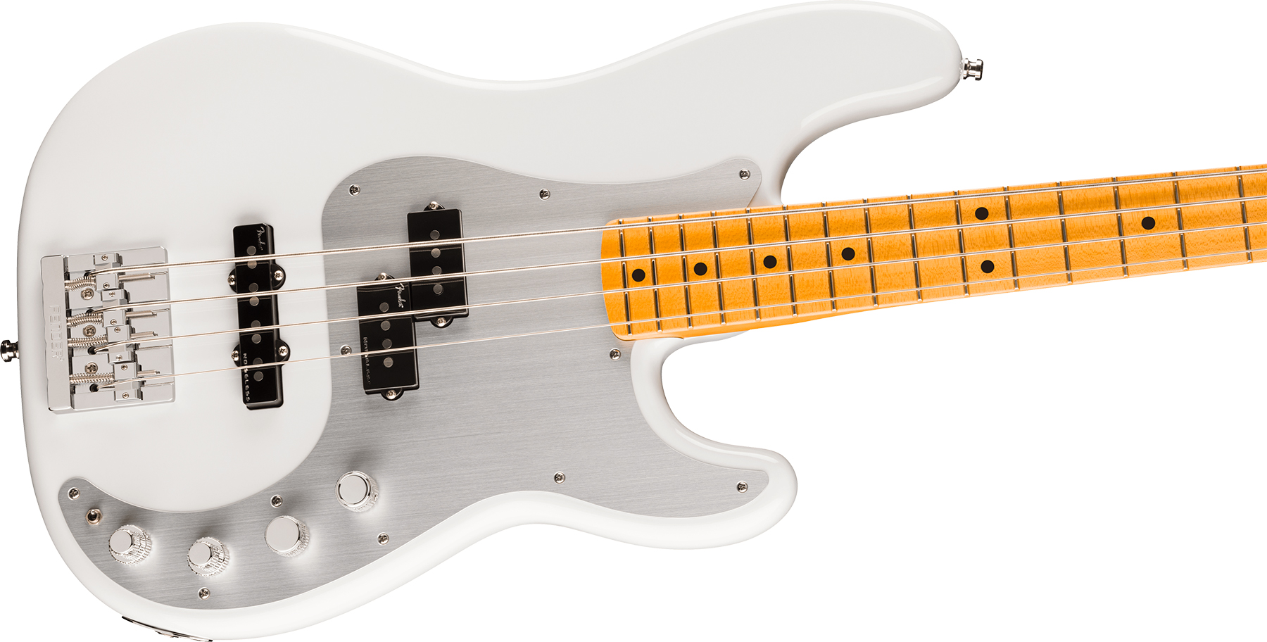 Fender Precision Bass American Ultra Ii Usa Active Mn - Avalanche - Solidbody E-bass - Variation 2
