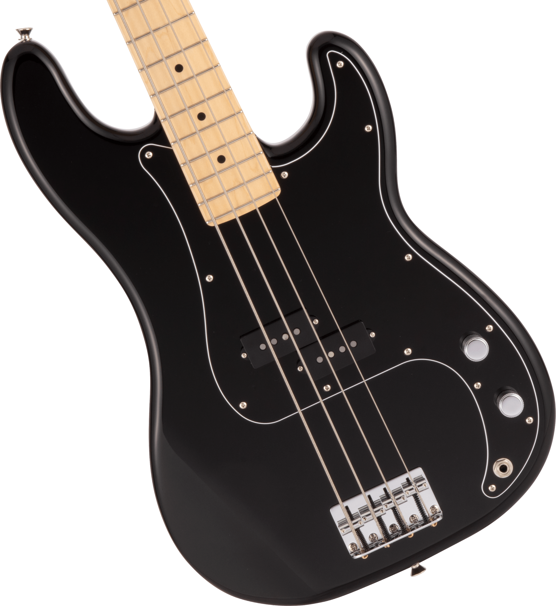 Fender Precision Bass Hybrid Ii Japan Mn - Black - Solidbody E-bass - Variation 2