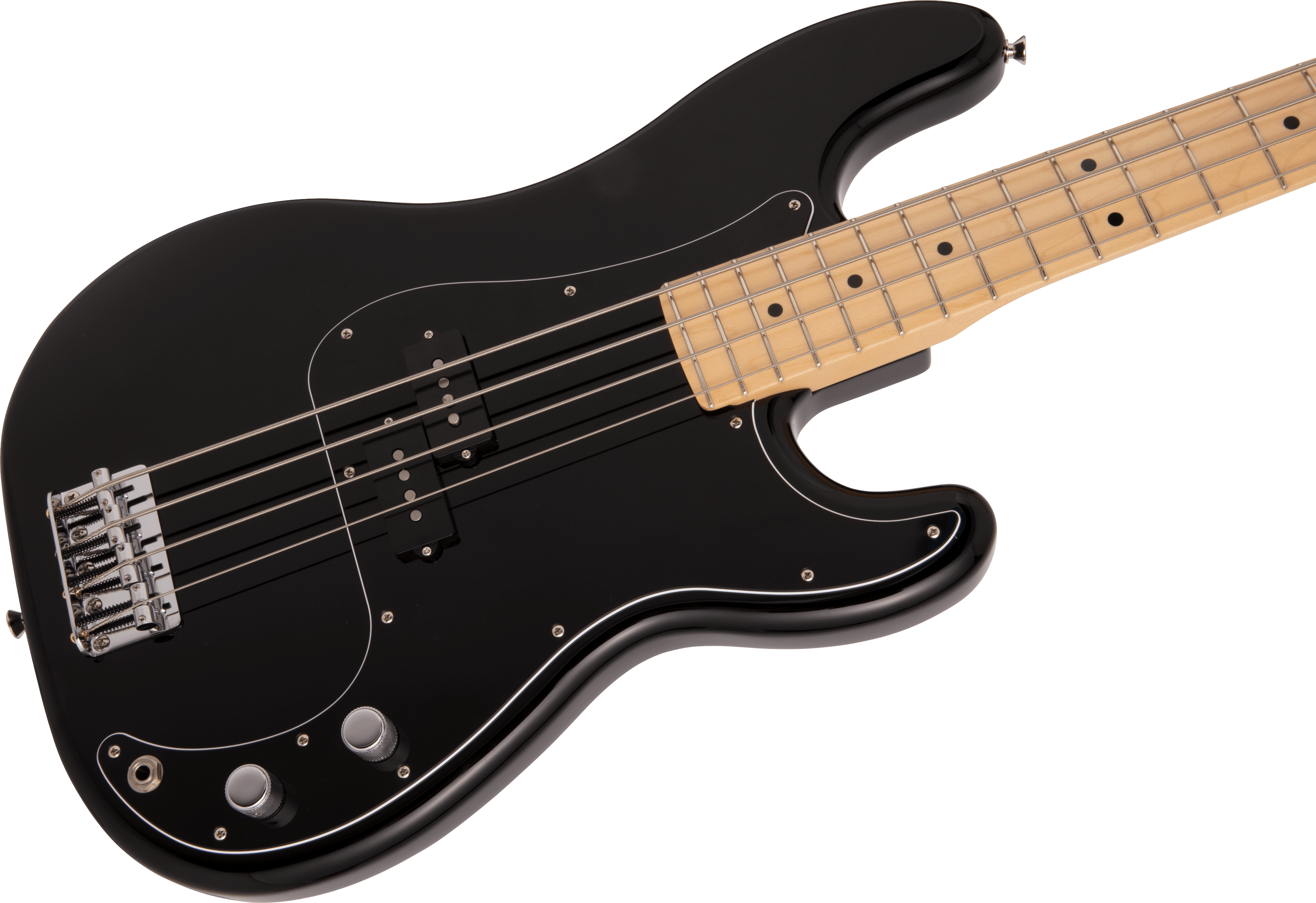 Fender Precision Bass Hybrid Ii Japan Mn - Black - Solidbody E-bass - Variation 3