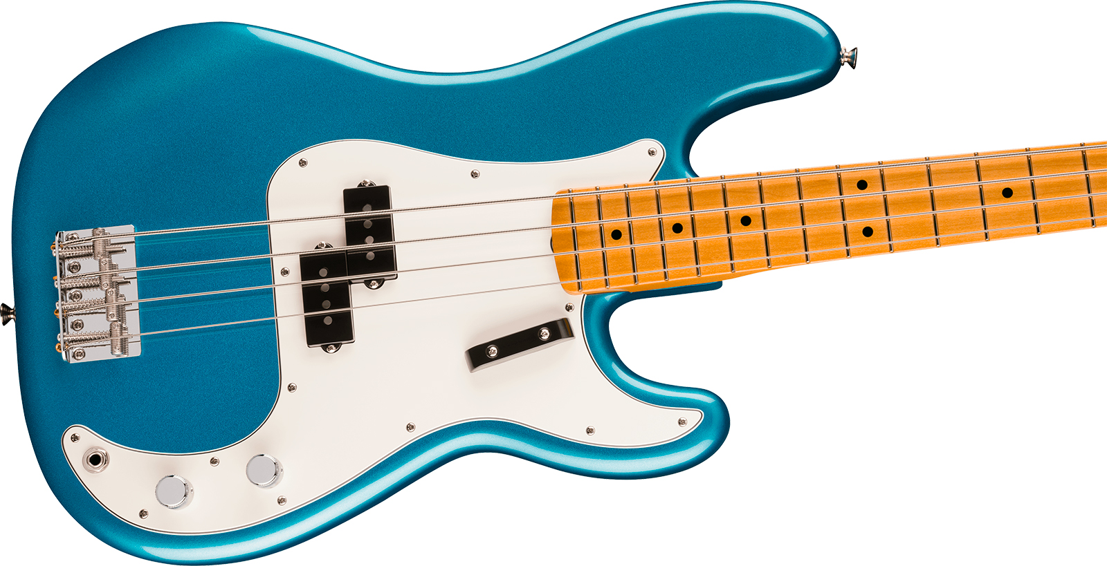 Fender Precision Bass Late 60s Vintera 3 Mex Mn - Lake Placid Blue - Solidbody E-bass - Variation 2