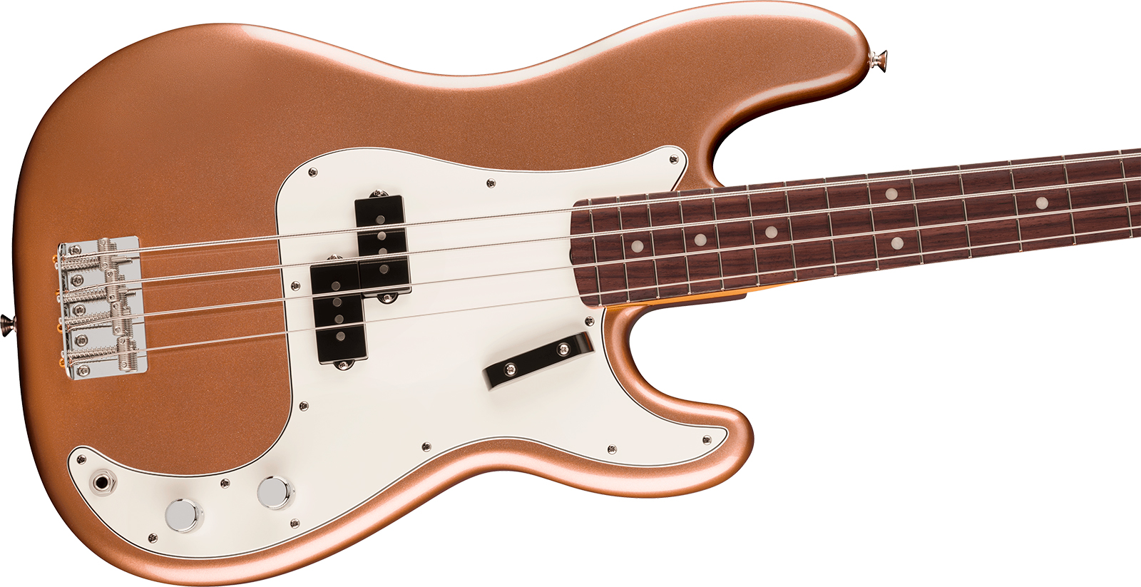 Fender Precision Bass Late 60s Vintera 3 Mex Rw - Firemist Gold - Solidbody E-bass - Variation 2