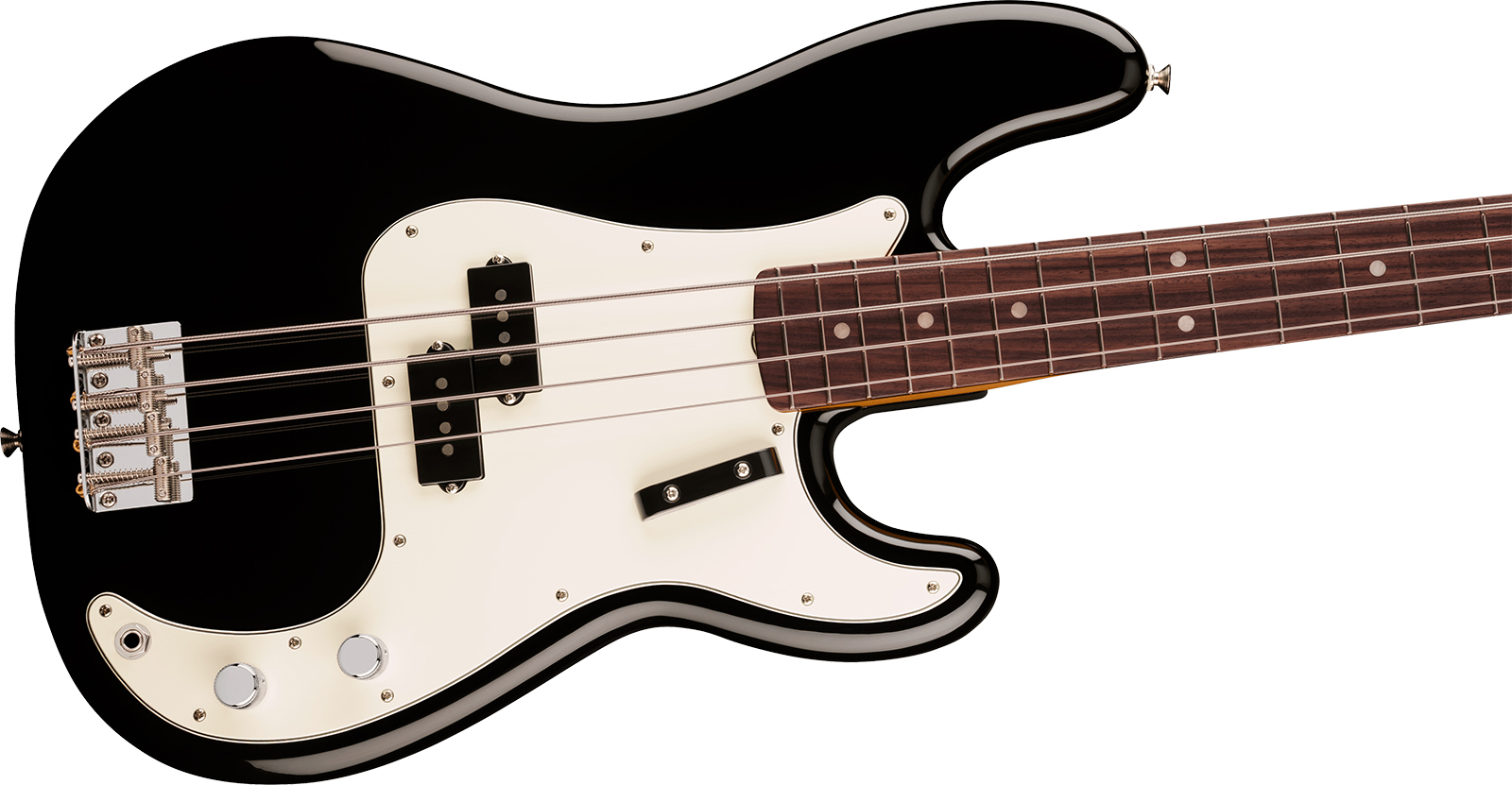 Fender Precision Bass Late 60s Vintera 3 Mex Rw - Black - Solidbody E-bass - Variation 2
