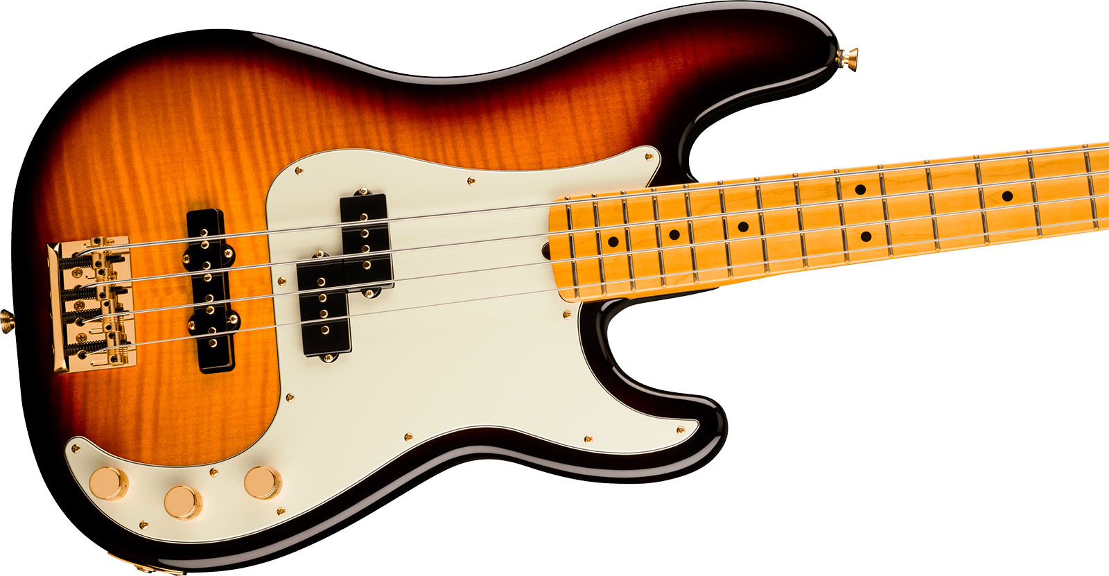 Fender Precision Bass Pj American Pro Ii 75th Ann. Usa Rw - 2-color Sunburst - Solidbody E-bass - Variation 3