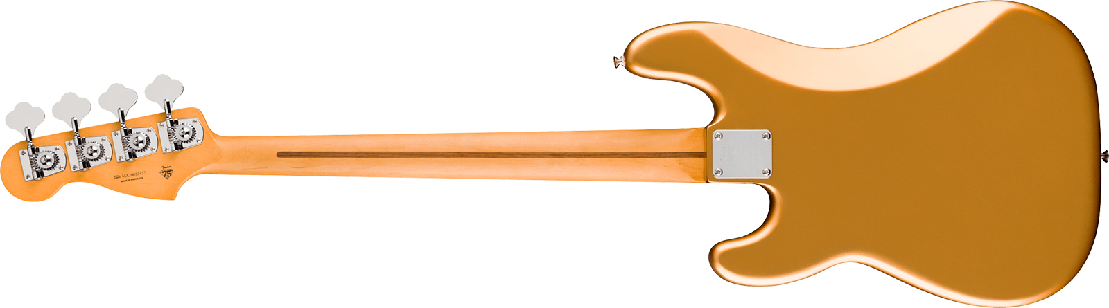 Fender Precision Bass Player Ii 75th Ann. Mex Ht 2s Mn - Aztec Gold - Solidbody E-bass - Variation 1