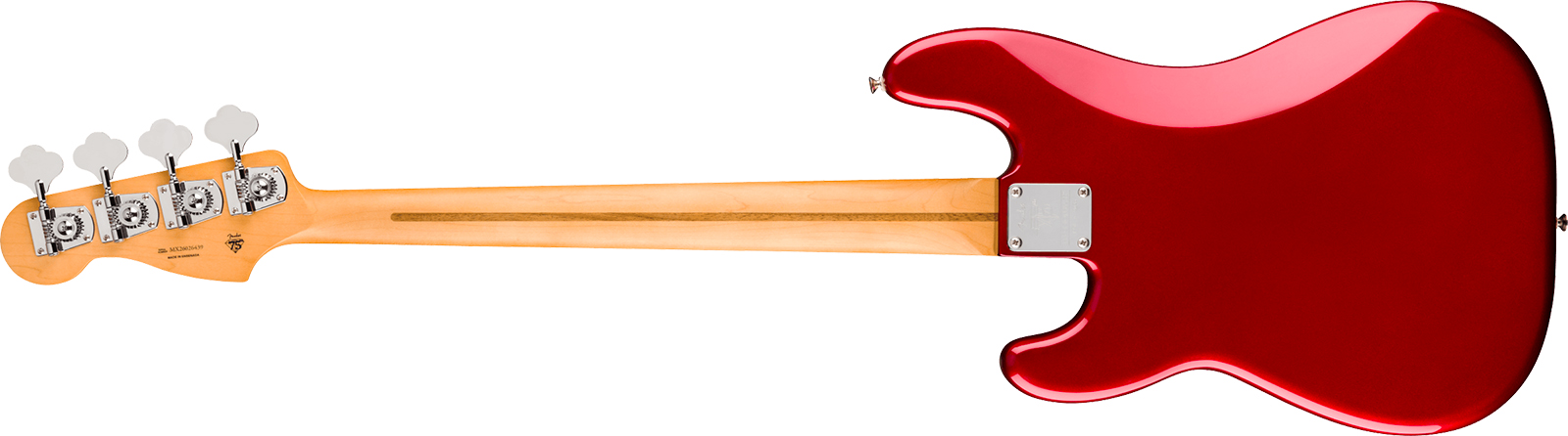 Fender Precision Bass Player Ii 75th Ann. Mex Ht 2s Mn - Candy Apple Red - Solidbody E-bass - Variation 1