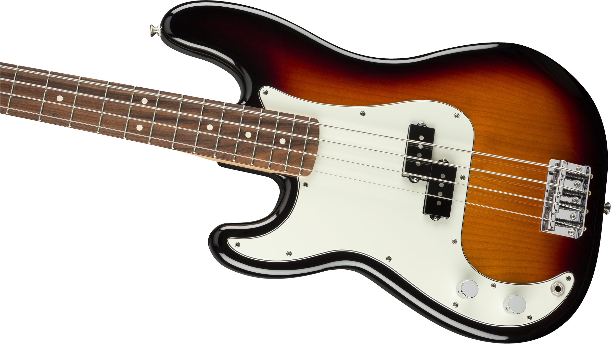 Fender Precision Bass Player Lh Gaucher Mex Pf - 3-color Sunburst - Solidbody E-bass - Variation 3