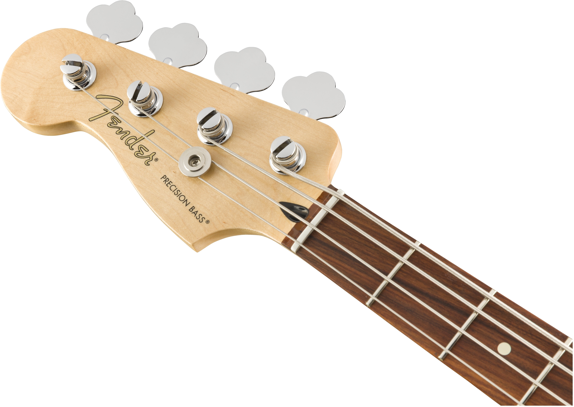 Fender Precision Bass Player Lh Gaucher Mex Pf - Polar White - Solidbody E-bass - Variation 4