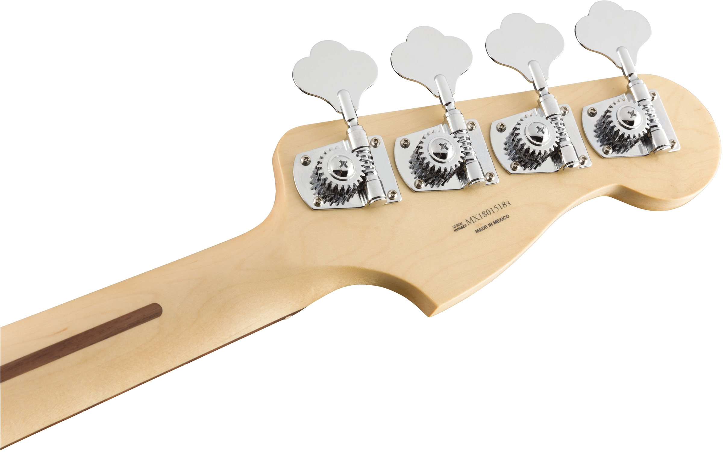 Fender Precision Bass Player Lh Gaucher Mex Pf - Polar White - Solidbody E-bass - Variation 5