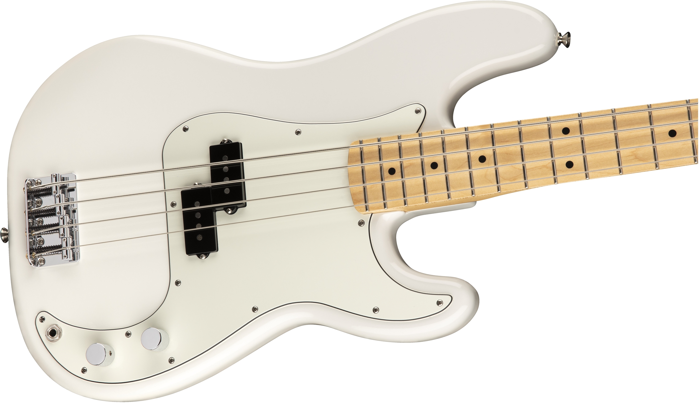 Fender Precision Bass Player Mex Mn - Polar White - Solidbody E-bass - Variation 3