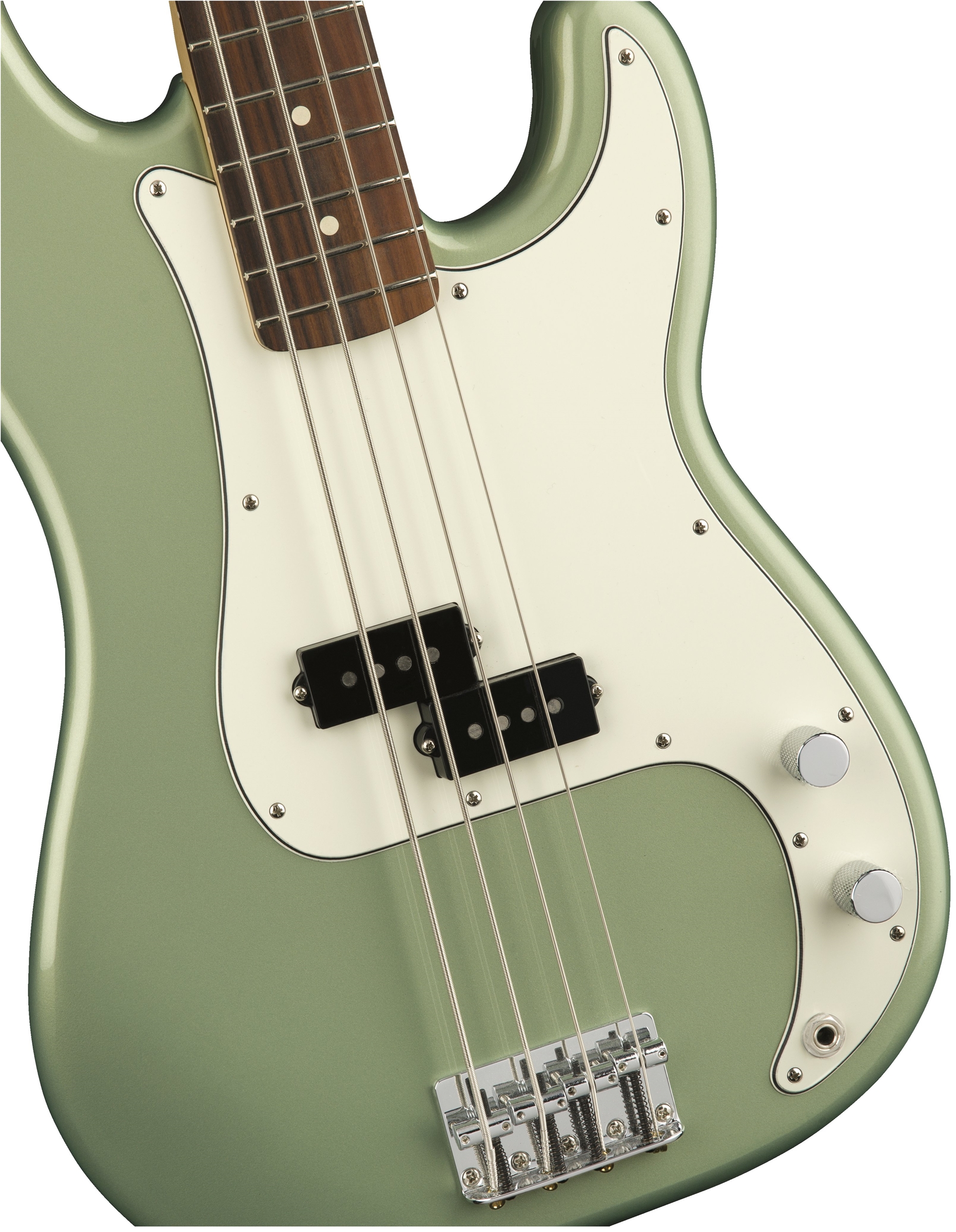 Fender Precision Bass Player Mex Pf - Sage Green Metallic - Solidbody E-bass - Variation 2