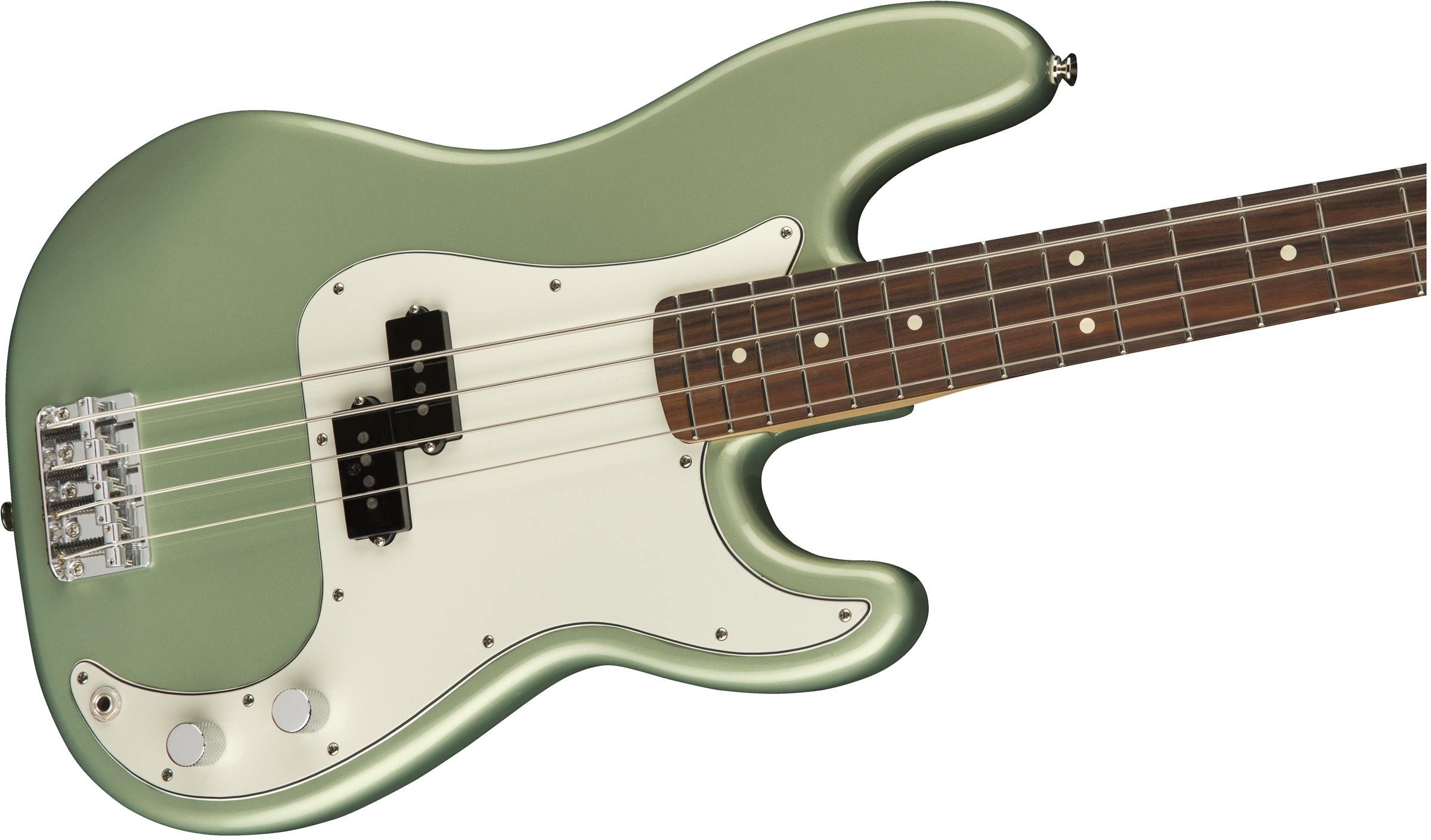 Fender Precision Bass Player Mex Pf - Sage Green Metallic - Solidbody E-bass - Variation 3