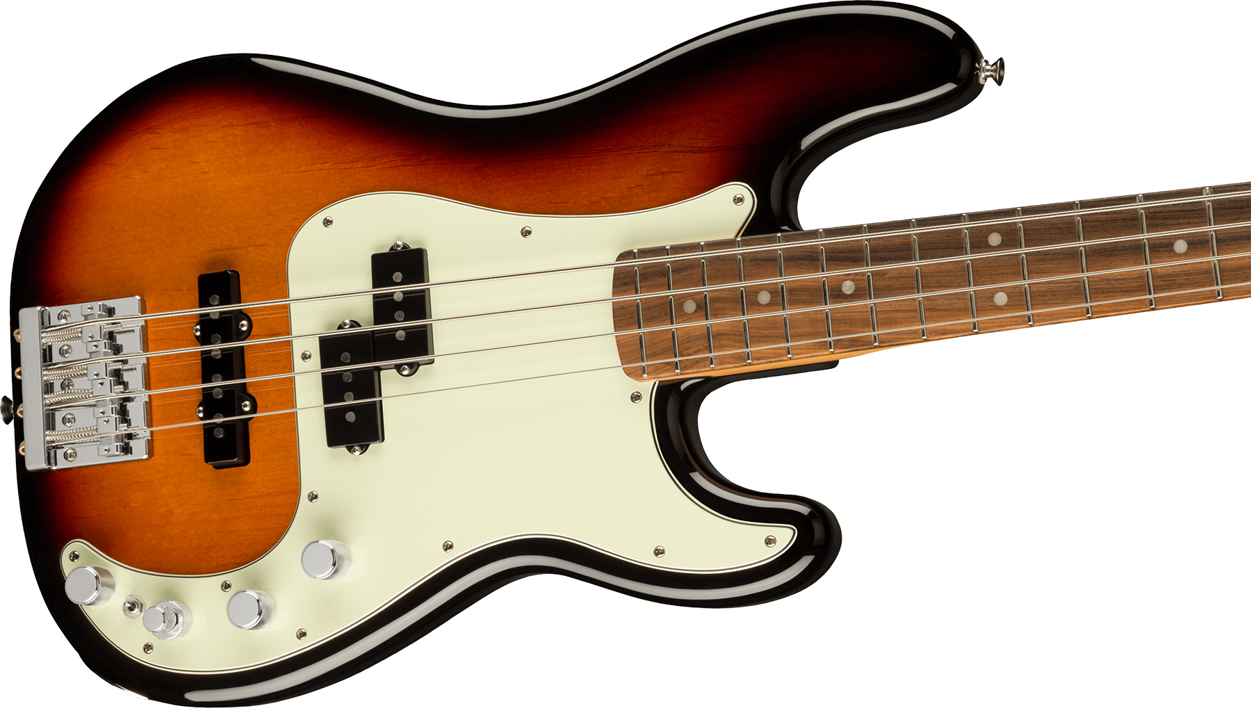 Fender Precision Bass Player Plus Lh Mex Gaucher Active Pf - 3-color Sunburst - Solidbody E-bass - Variation 2