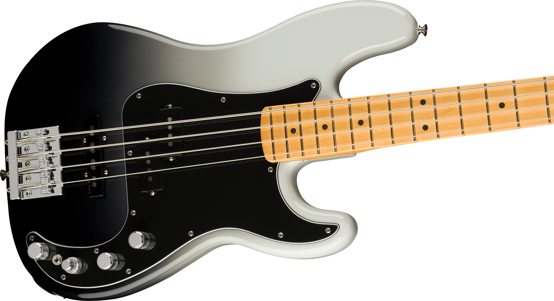 Fender Precision Bass Player Plus Mex Active Mn - Silver Smoke - Solidbody E-bass - Variation 2