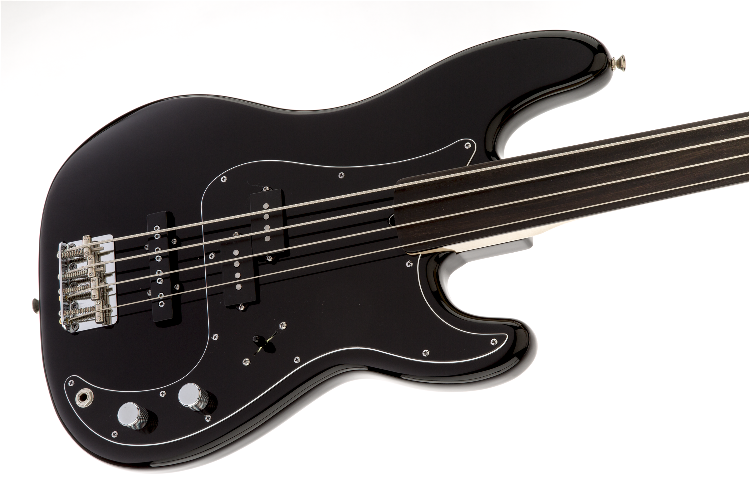 Fender Precision Bass Tony Franklin Fretless Black - Black - Solidbody E-bass - Variation 2