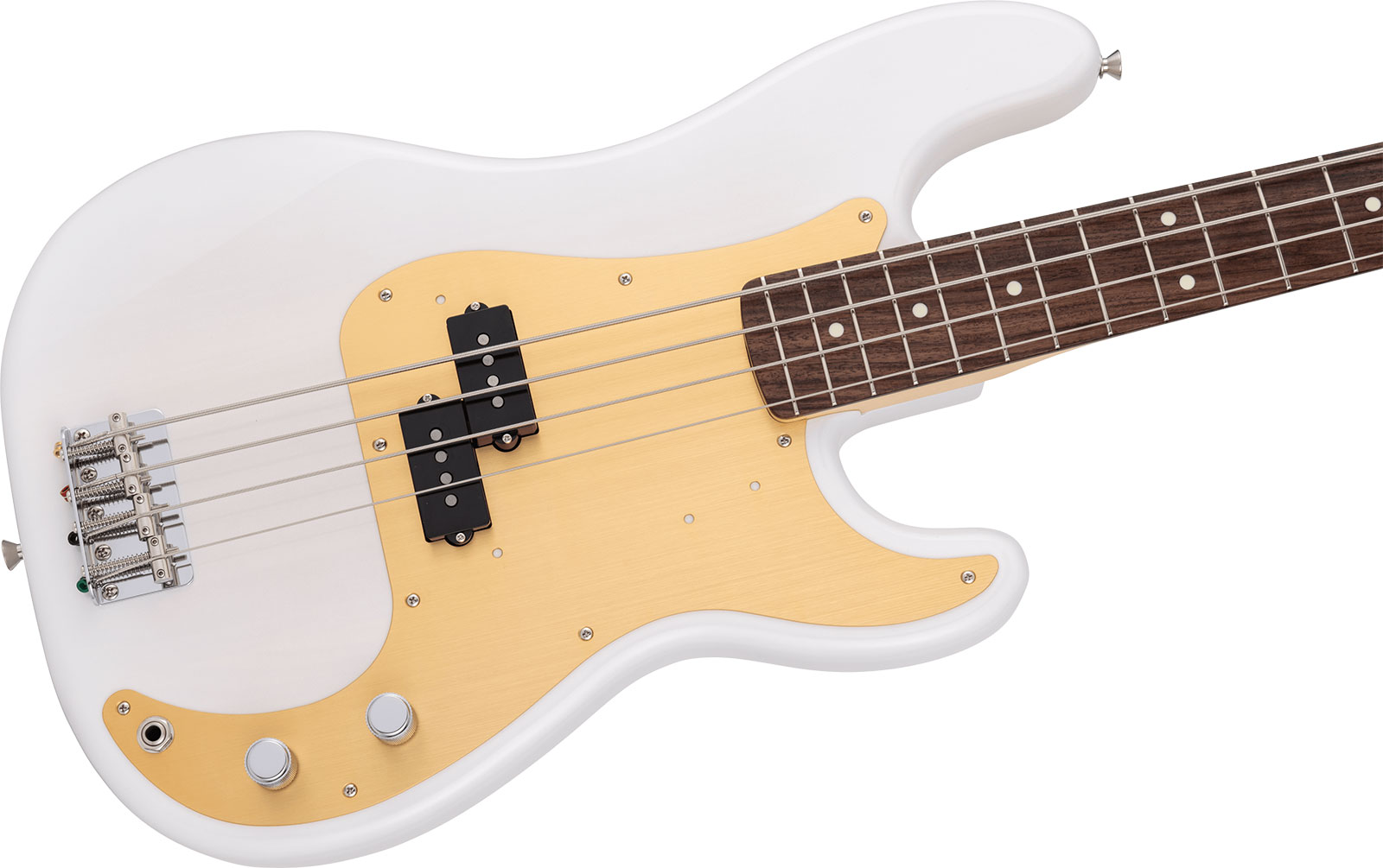 Fender Precision Bass Traditional 50s Jap 2s Trem Rw - White Blonde - Solidbody E-bass - Variation 2