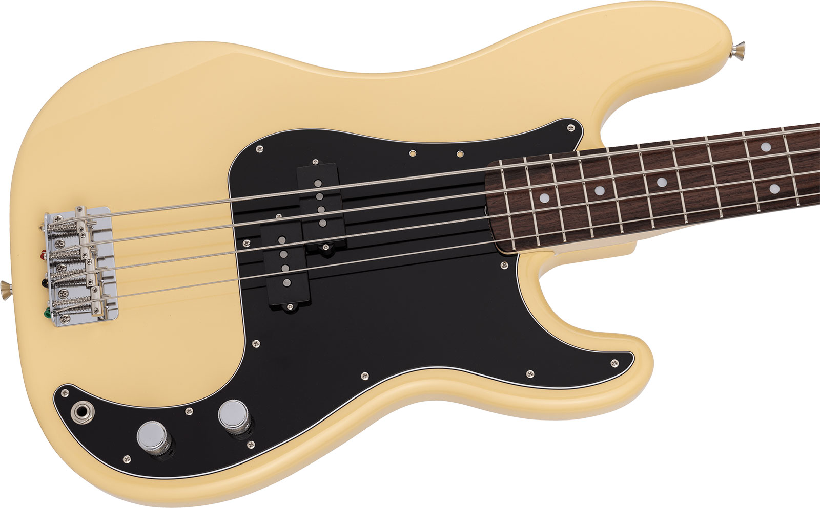 Fender Precision Bass Traditional 70s Jap 2s Trem Rw - Vintage White - Solidbody E-bass - Variation 2