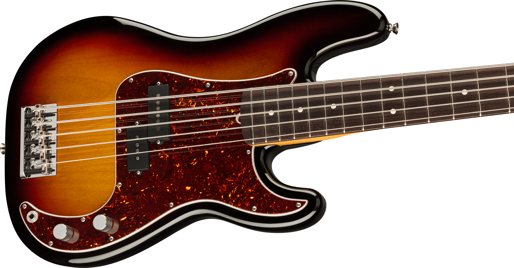 Fender Precision Bass V American Professional Ii Usa 5-cordes Rw - 3-color Sunburst - Solidbody E-bass - Variation 2