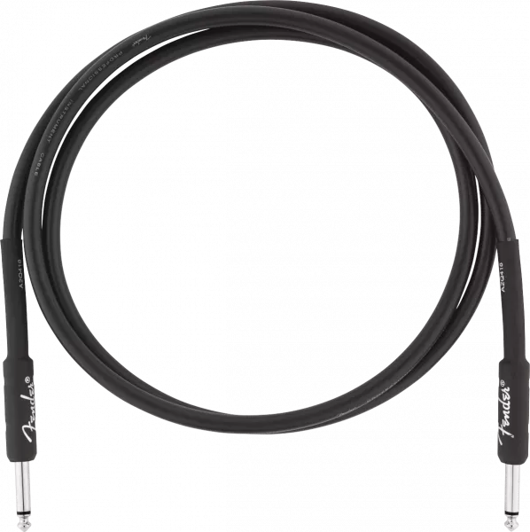 Kabel Fender Professional Series Instrument Cable, Straight/Straight, 5ft - Black