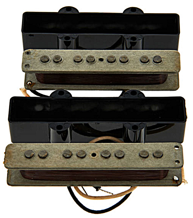 Fender Pure Vintage '74 Jazz Bass Pickups 2-set Alnico 5 - Bass Tonabnehmer - Variation 1