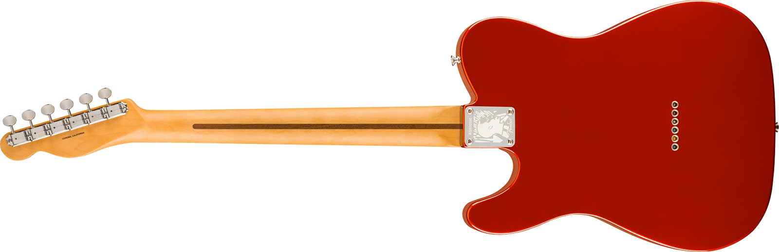 Fender Rafael Saadiq Tele Ltd Signature Usa 2s Ht Rw - Dark Metallic Red - Signature-E-Gitarre - Variation 1