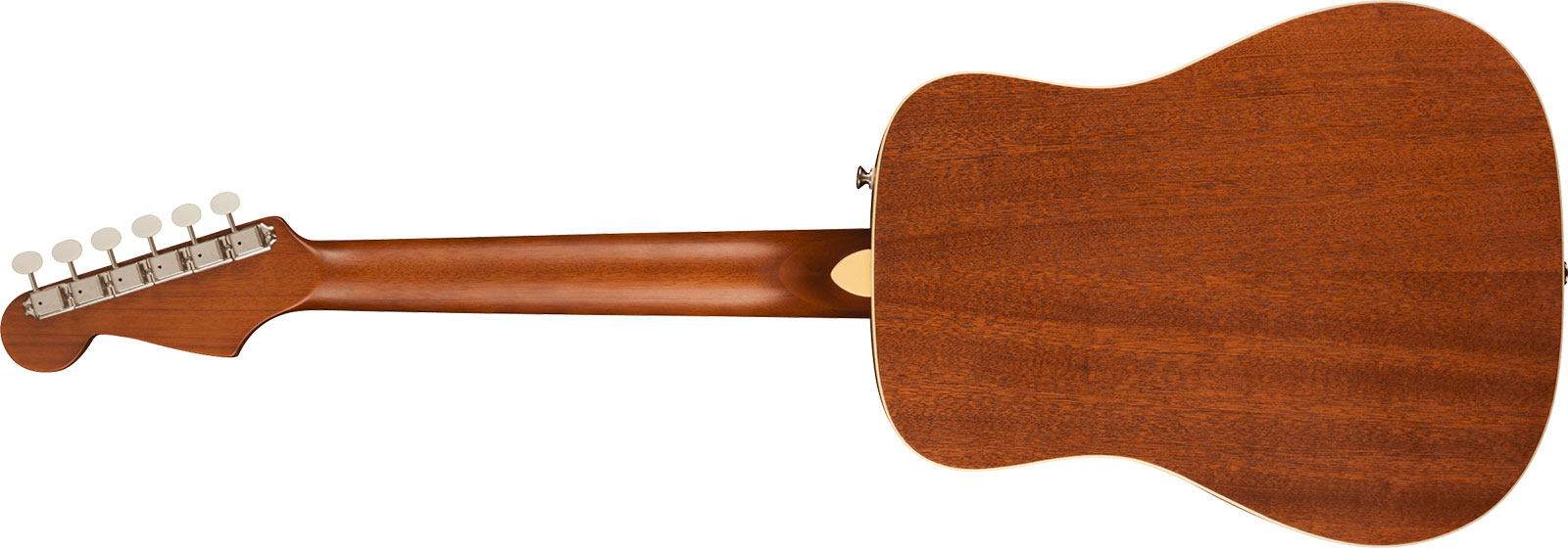 Fender Redondo Mini All Mahogany California Ltd Dreadnought 1/2 Tout Acajou Noy - Natural Satin - Western-Reisegitarre - Variation 1