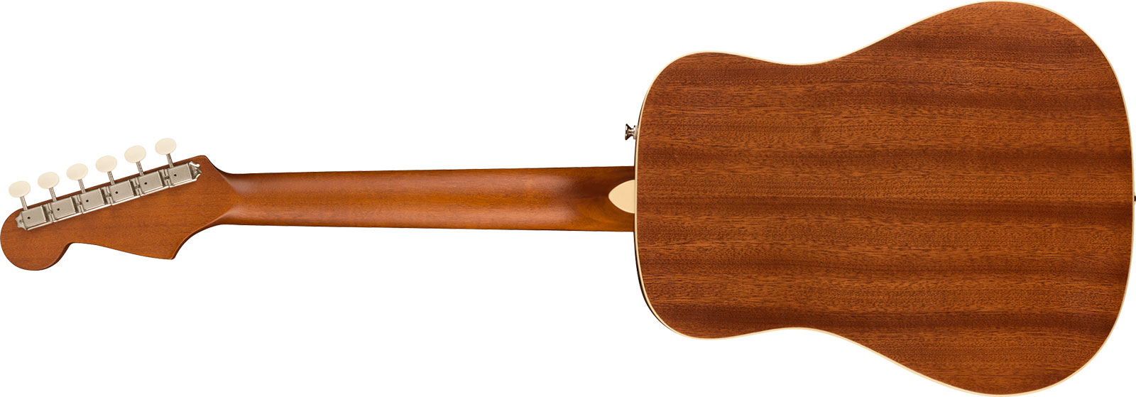 Fender Redondo Mini California Ltd Dreadnought 1/2 Epicea Acajou Noy - Black Top - Western-Reisegitarre - Variation 1