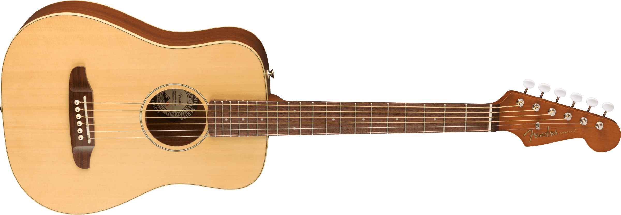 Fender Redondo Mini Dreadnought Epicea Acajou Pf - Naturel - Western-Reisegitarre - Variation 2