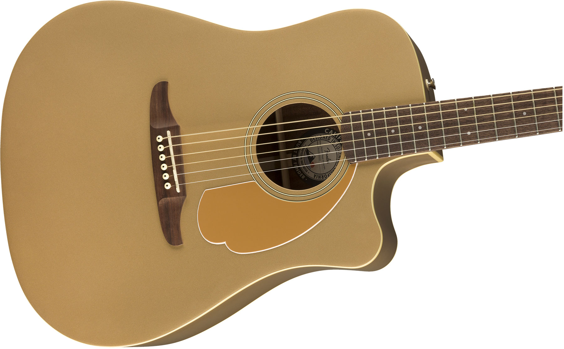 Fender Redondo Player California Dreadnought Cw Epicea Acajou Wal - Bronze Satin - Elektroakustische Gitarre - Variation 2